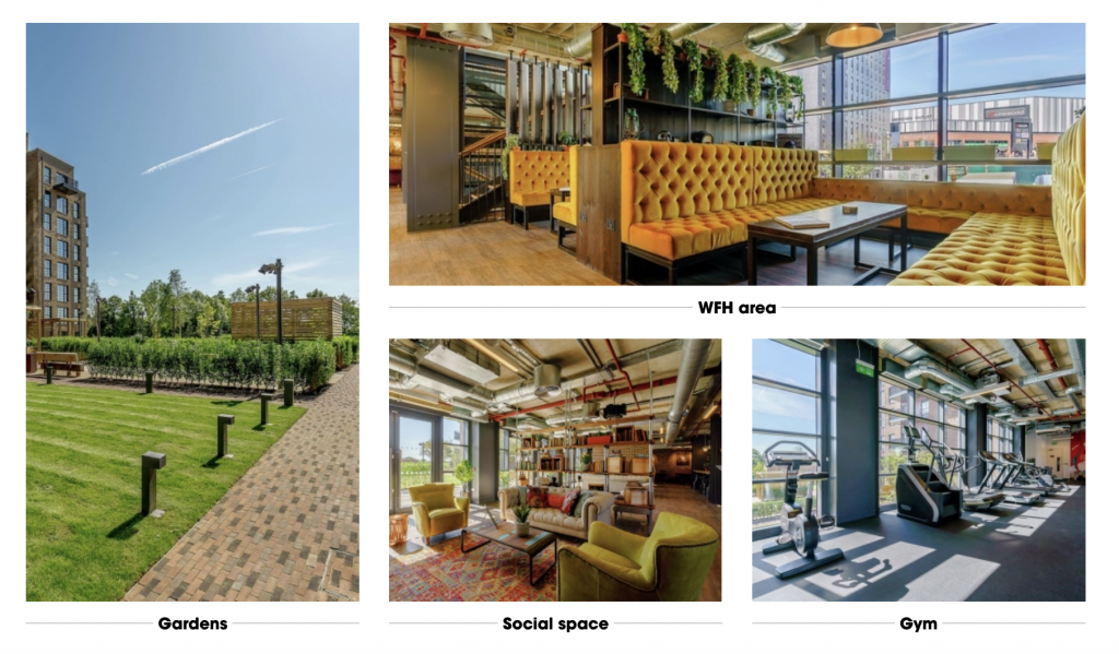  state-of-the-art gym and awesome rooftop social spaces