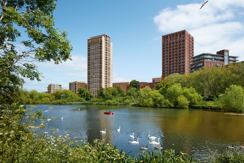 Located next to the scenic Welsh Harp, Hendon Waterside offers one, two and three-bedroom new homes in London.