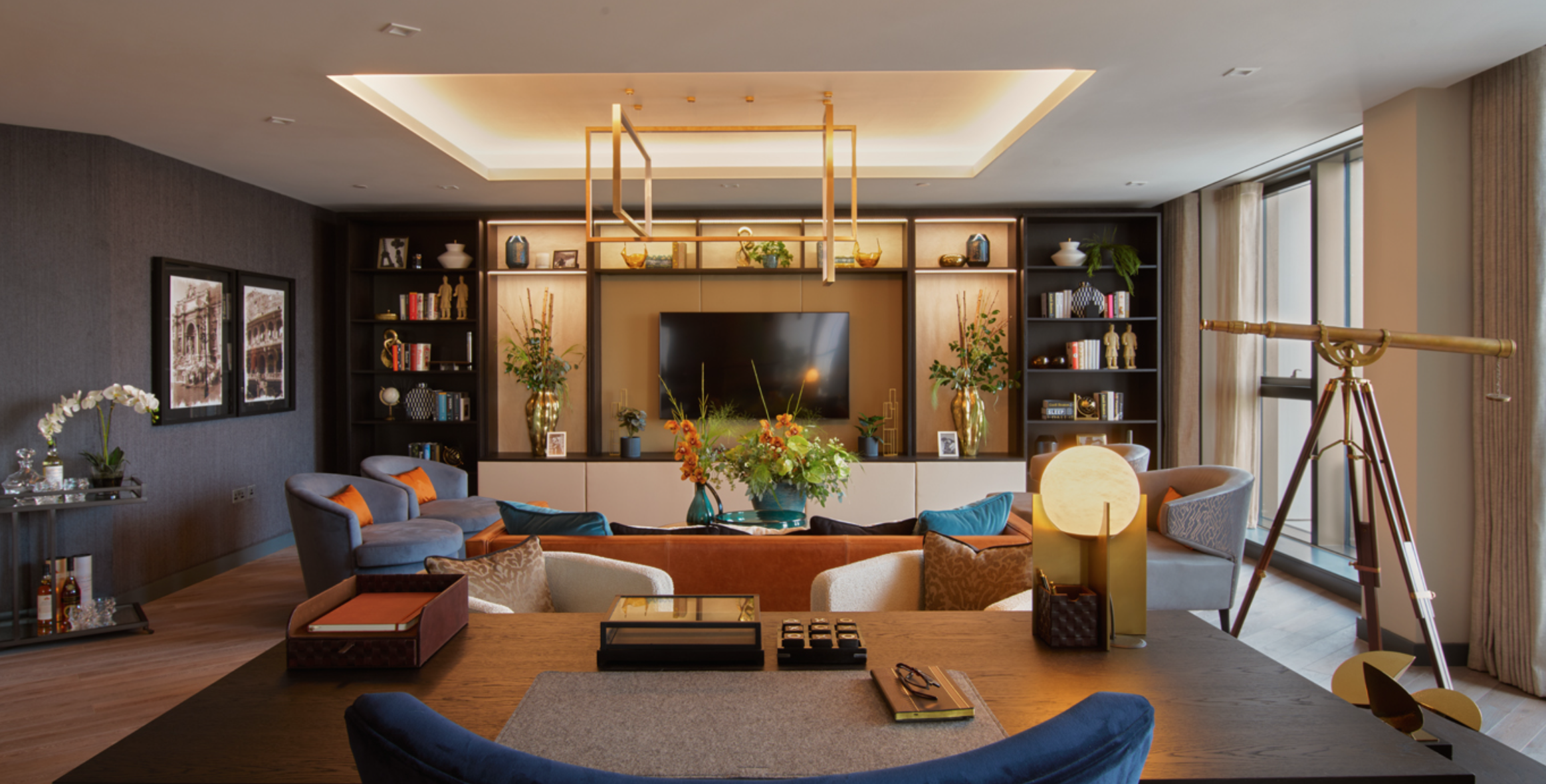 interiors of the luxury property in London