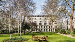 A well-manicured garden square, Kensington Gardens Square Bayswater.