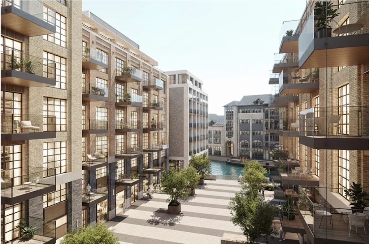 Waterfront new homes at the wharf in Battersea